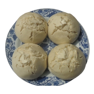 手工纯碱馒头老式开花馒头面食发面白面馒头碱香老面发酵蒸馍包邮