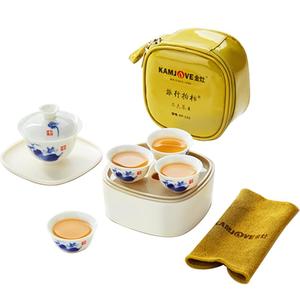 金灶KP-123旅行茶具套装小套便携泡茶茶具茶杯套装泡茶器工夫茶具