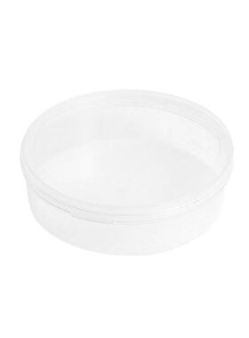 适用100分粉扑通用收纳盒圆形