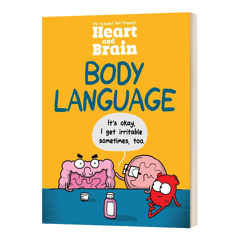 英文原版 Heart and Brain Body Language An Awkward Yeti Collection 我身体里的恶作剧 天生不动派 英文版 进口英语原版书籍