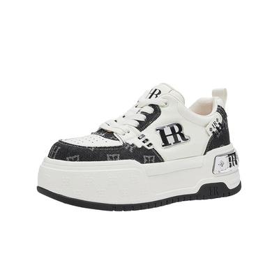 HR赫莲娜厚底增高牛仔休闲板鞋