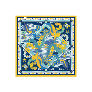 中国国家博物馆有凤来仪丝巾礼盒素缎绸精致小方巾情侣送生日礼物