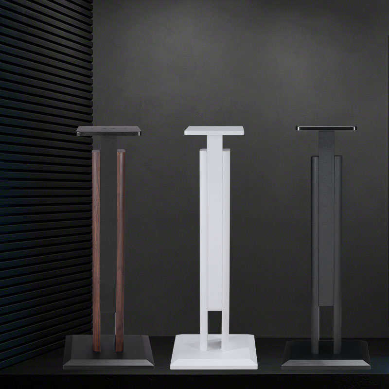 捷盛升降音箱脚架家庭影院环绕支架落地木质机架子音响设备脚架