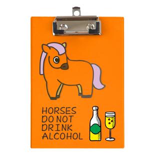 菜单夹板32K大小放手写小票用的点菜谱亚克力定制彩色尺寸特色l型创意个性饭店烧烤咖啡小吃店硬垫64K板菜板