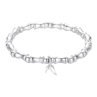 竹节9999足银手链女纯银2026年新款轻奢高级感闺蜜礼物手饰送女友