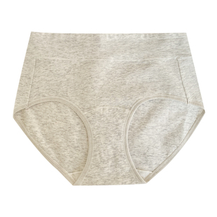 内裤女士纯棉抗菌三角裤中高腰收腹底裤女生裆部加长短裤2025新款