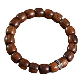 武当山文创直切贡木单圈手串文玩手链盘串礼物