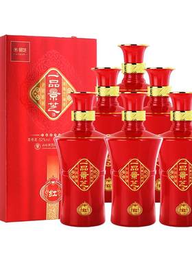 酒一品景芝52度芝麻香型整箱6瓶