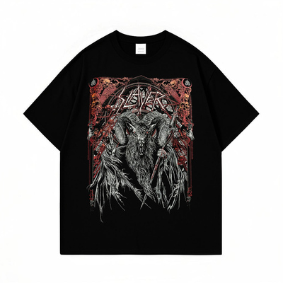 Slayer乐队周边印花短袖T恤男女