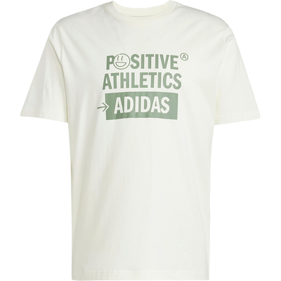 Adidas/阿迪达斯正品2025男士透气字母印花日常休闲短袖T恤JJ3992