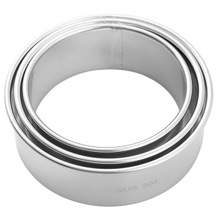 大小三个一套304不锈钢压饺子皮工具懒人自制圆形切面皮包饺神器