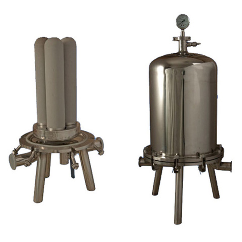 不锈钢钛棒过滤器含钛棒滤芯精密液体过滤加压活性炭粉尘过滤