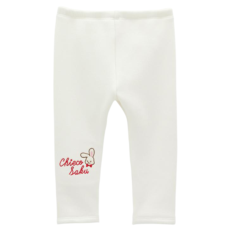 MIKIHOUSE日本制女童打底裤秋冬内里抓绒弹力保暖裤子CHIECO SAKU