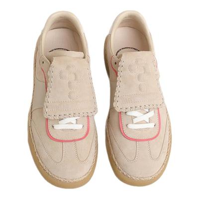 25春夏新品可拆卸鞋舌问号德训鞋