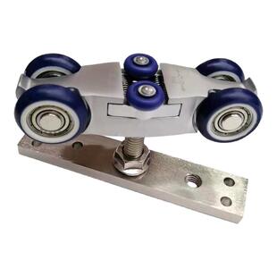 折叠门万向吊轮尼龙静音上木门移门滑轮五金配件轨道吊滑重型吊门