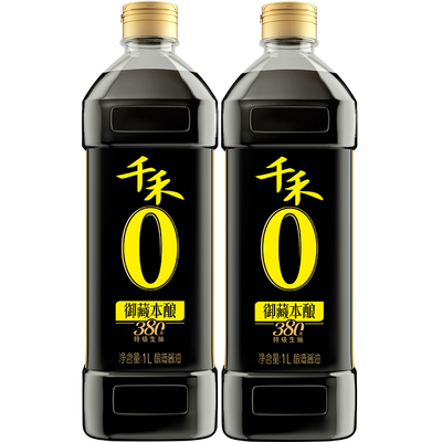 千禾0添加380天头道特级生抽酱油