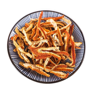 陈皮丝中药材陈皮干新会老陈皮丝泡水橘子皮泡茶中药材桔皮正品