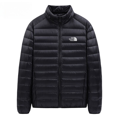 奥莱特价冬季新款立领排骨羽绒服男士轻薄白鸭绒内胆保暖羽绒外套