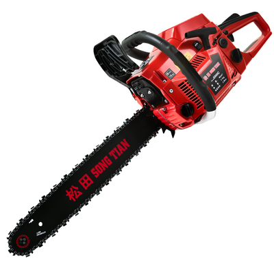 松田手持式大功率电启动油锯原装