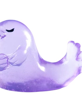 微景观夜光可爱小海豹公仔摆件