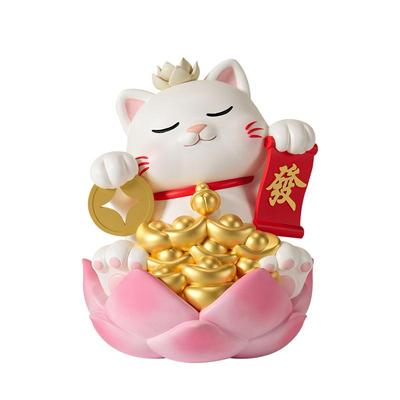 可爱招财猫摆件好运连连家居饰品