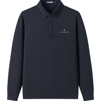 Navigare秋季通勤抗菌POLO衫