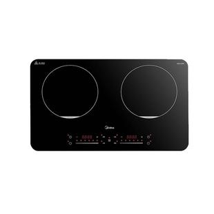 美的双灶电磁炉电磁灶3500w大功率家用双头灶移动式电灶台多功能