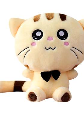 小猫咪公仔抱枕大脸猫玩具女生