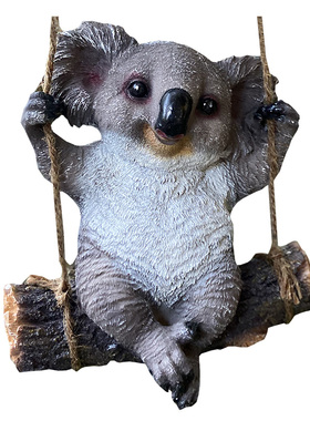 考拉吊饰院子仿真动物创意摆件