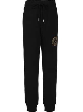 Versace/范思哲2026新款卫裤秋冬男裤纯棉黑色束脚裤潮牌运动裤男