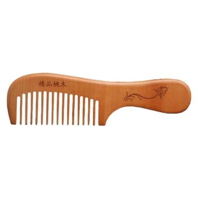 老桃木梳子女士男长发按摩梳