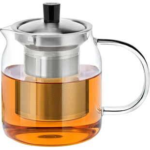 尚明玻璃茶壶套装家用过滤飘逸杯全透明泡茶器冲茶杯耐热沏茶茶具