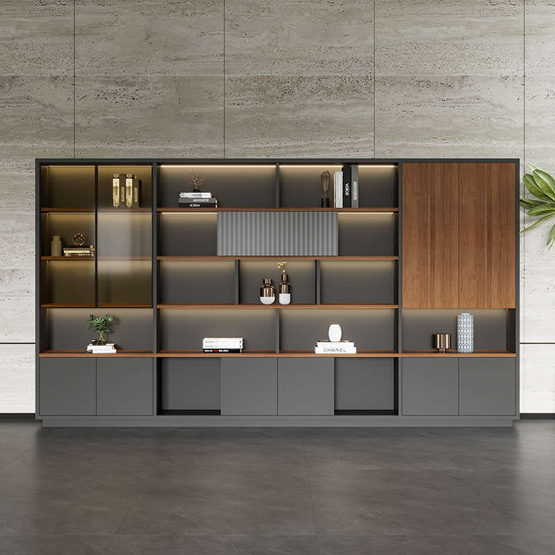 文件柜书柜背景柜烤漆档案柜办公室资料柜置物柜木质储物柜档案柜