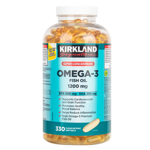 加拿大Kirkland柯克兰鱼油omega3深海鱼epa软胶囊dha中老年人正品