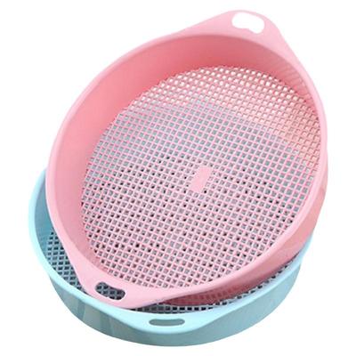 阳台方孔土筛塑料筛网3mm 土器家庭园艺过滤土石工具多肉土壤颗粒