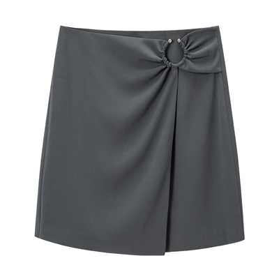 TKYSHOP设计感A字型短裙