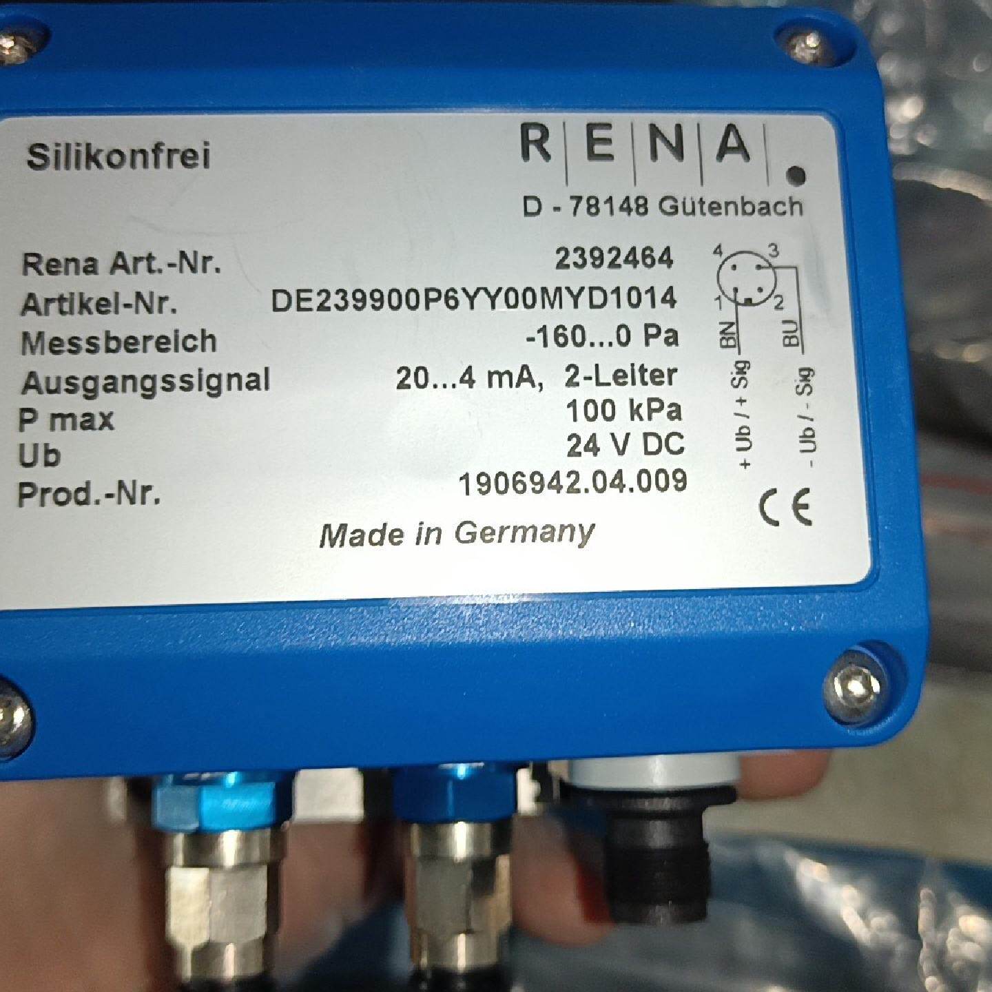 议价RENA德国D-78148压力感应器