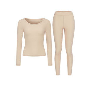 SIINSIIN肌底衣女2025款超薄美肤衣秋冬保暖内衣暖皮秋衣秋裤套装
