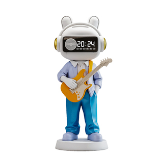 吉他宇航员时钟音响小摆件入户正对门玄关桌电视柜2026时尚新款