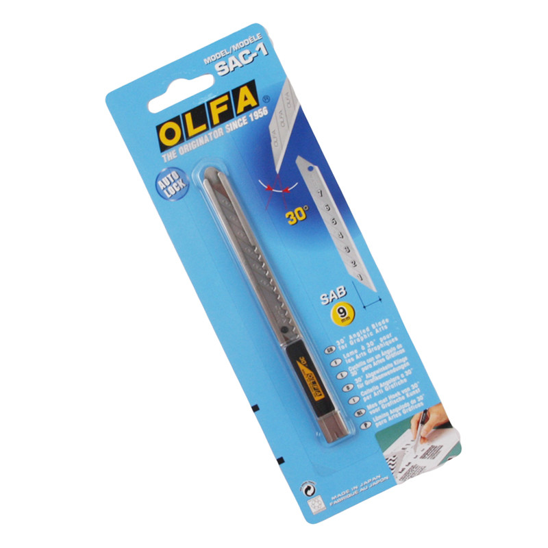 olfa包邮日本进口30度锋利美工刀