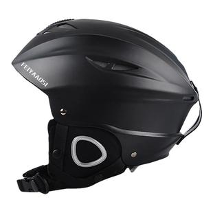 滑雪头盔女滑雪帽眼镜一体式男儿童专业单板全套雪盔雪镜一体装备