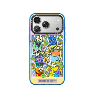 benefit趣味搞钱卡通小丑鱼适用于iphone17promax苹果16PRO晶盾磁吸手机壳15新款13套14冰川纹12防摔彩色边框