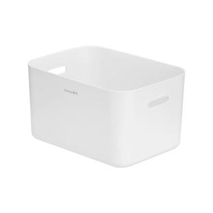 茶花厨房收纳盒餐边柜子桌面整理杂物零食储物筐塑料盒子手提专用