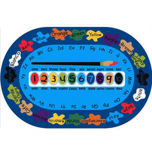 益智儿童爬行地毯城市交通跑道地图游戏玩具毯马路轨道停车场地垫