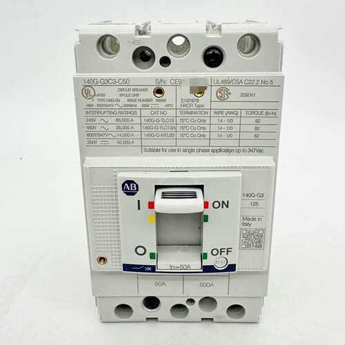140G-G3C3-C50 罗克韦尔 AB 塑壳断路器 全新