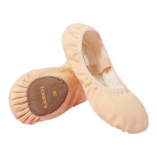 儿童舞蹈鞋女冬季加绒保暖软底练功鞋男童跳舞形体鞋女童芭蕾舞鞋