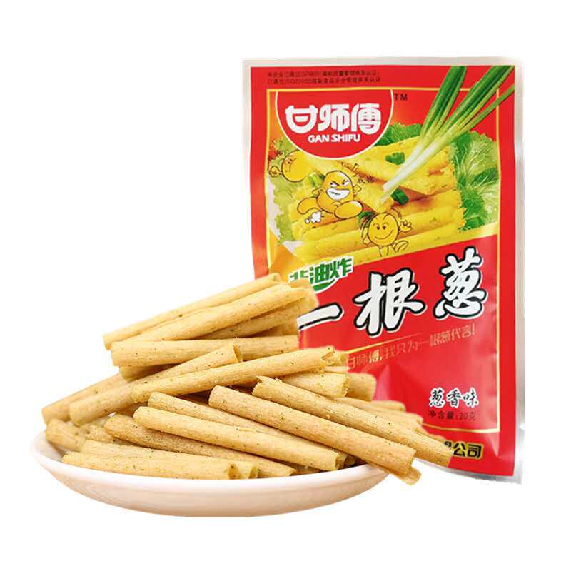 甘师傅一根葱薯条零食后怀旧膨化