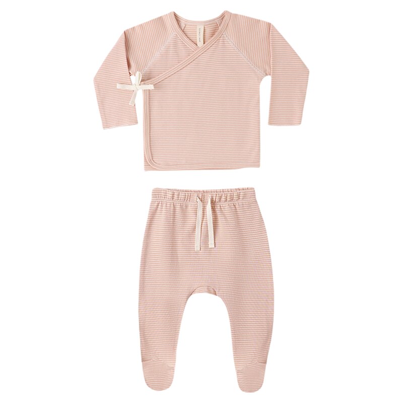 Quincymae童装条纹家居服套装