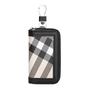 钥匙包高档男款简约大容量腰挂多功能拉链锁匙包卡包二合一防刮花