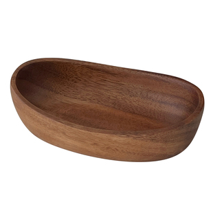 ins复古胡桃木桌面木质收纳盒首饰收纳盘玄关钥匙杂物整理置物盘